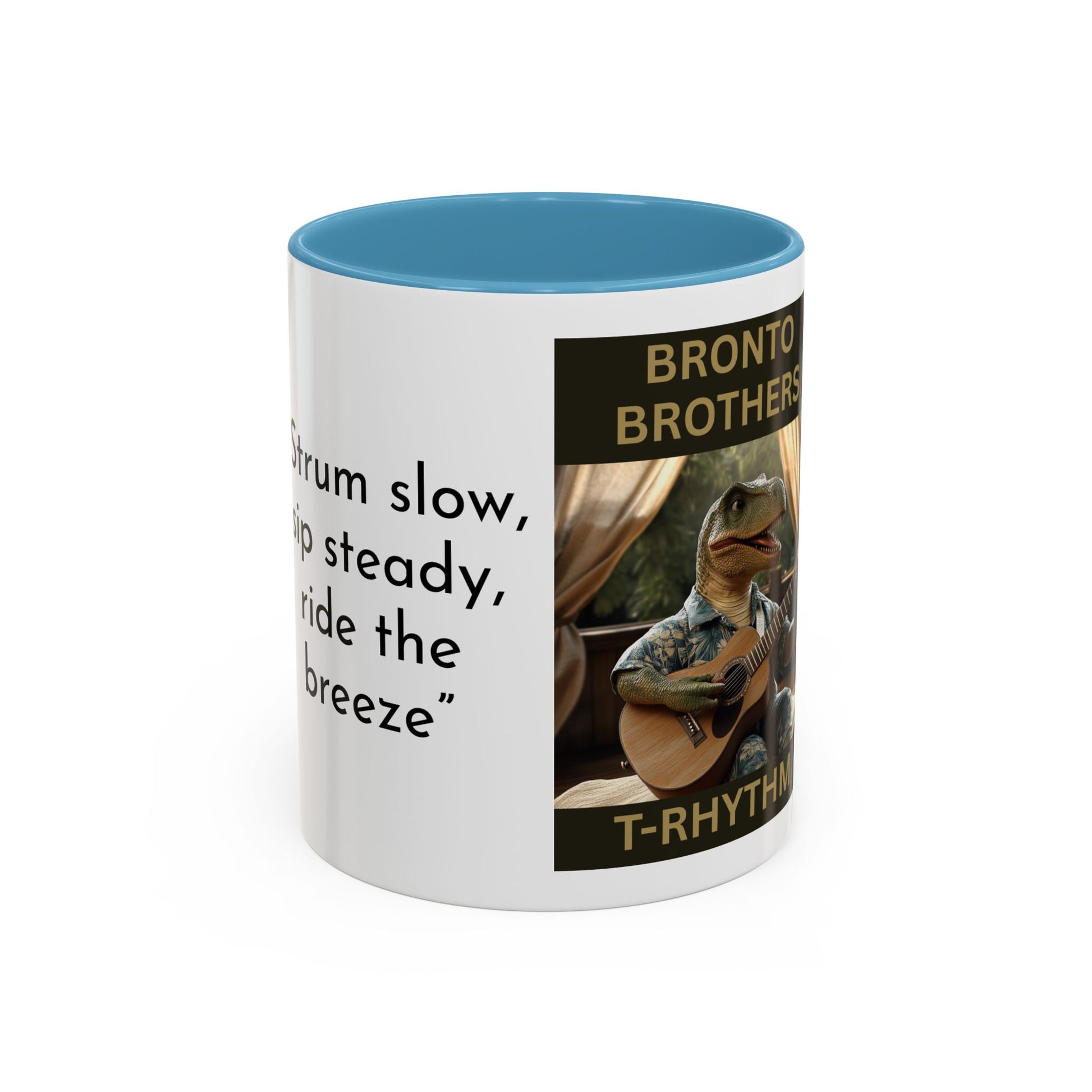 T-Rhythm Collector Dinosaur Coffee Mug - Fun Dino Design for Music Lovers