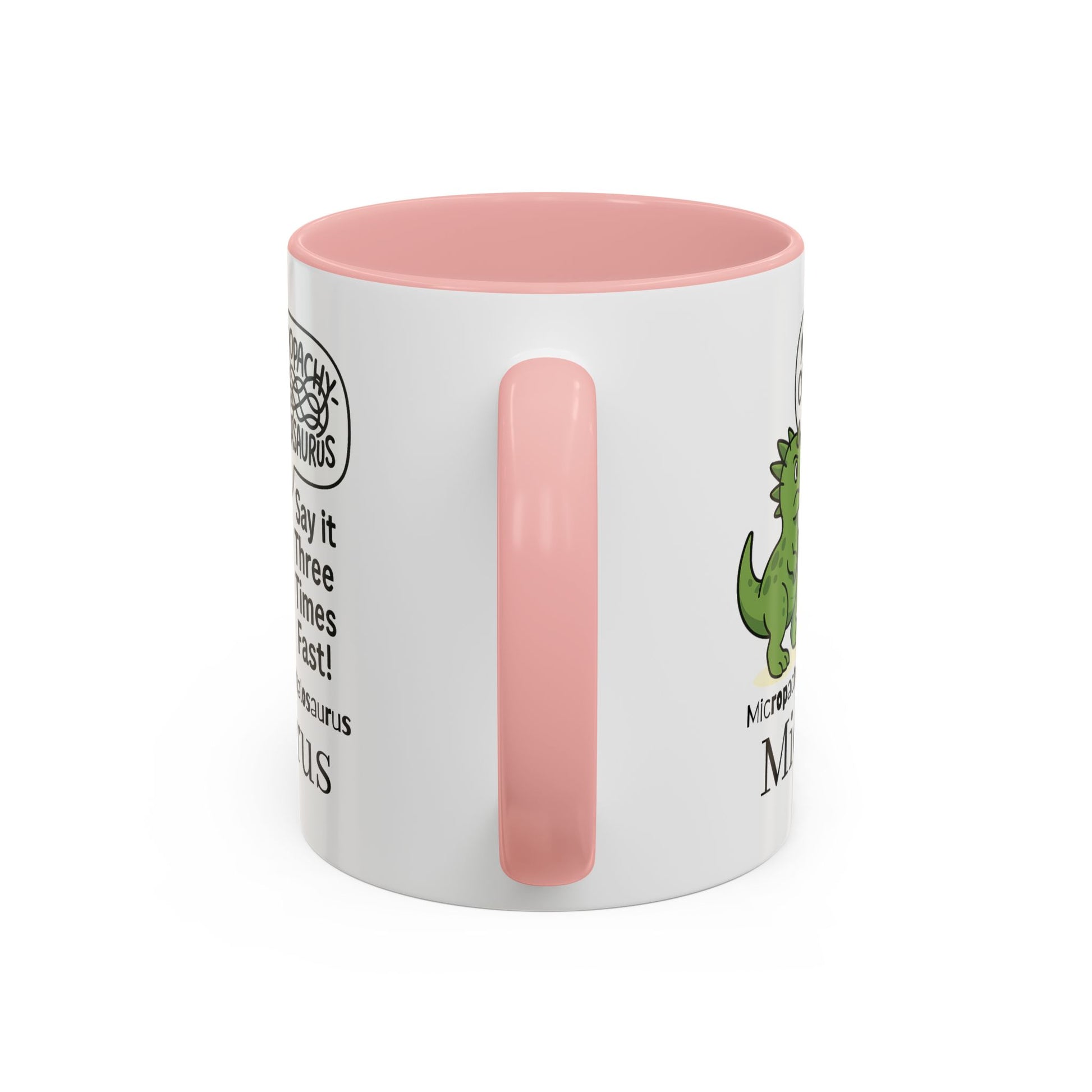 Micro Pachycephalosaurus Coffee Mug | Fun Dinosaur Drinkware, Unique Gift, Quirky Office Cup, Geeky Decor, Educational Mug