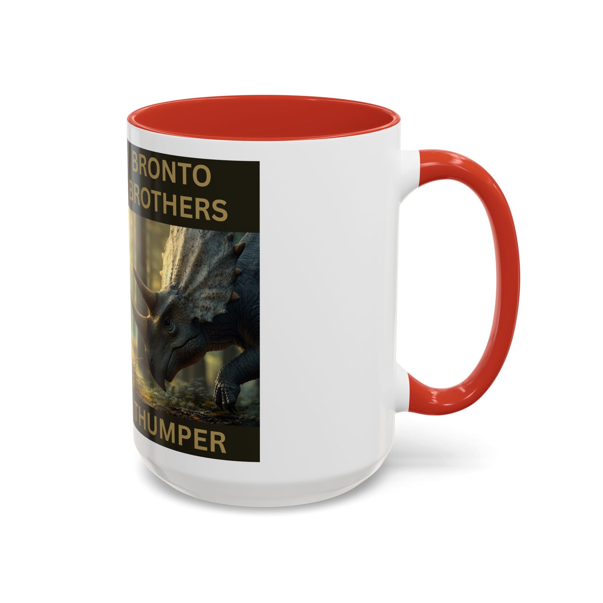 Thumper the Drummer Bronto Brothers Collector Dinosaur Mug