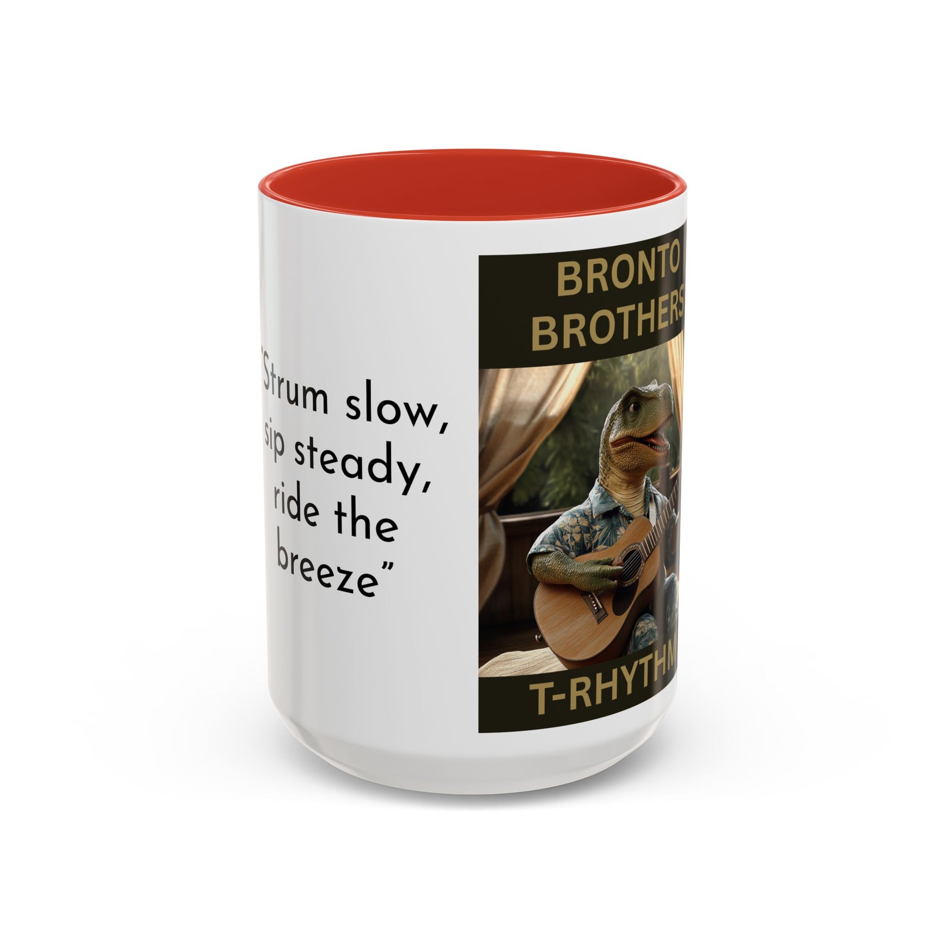 T-Rhythm Collector Dinosaur Coffee Mug - Fun Dino Design for Music Lovers