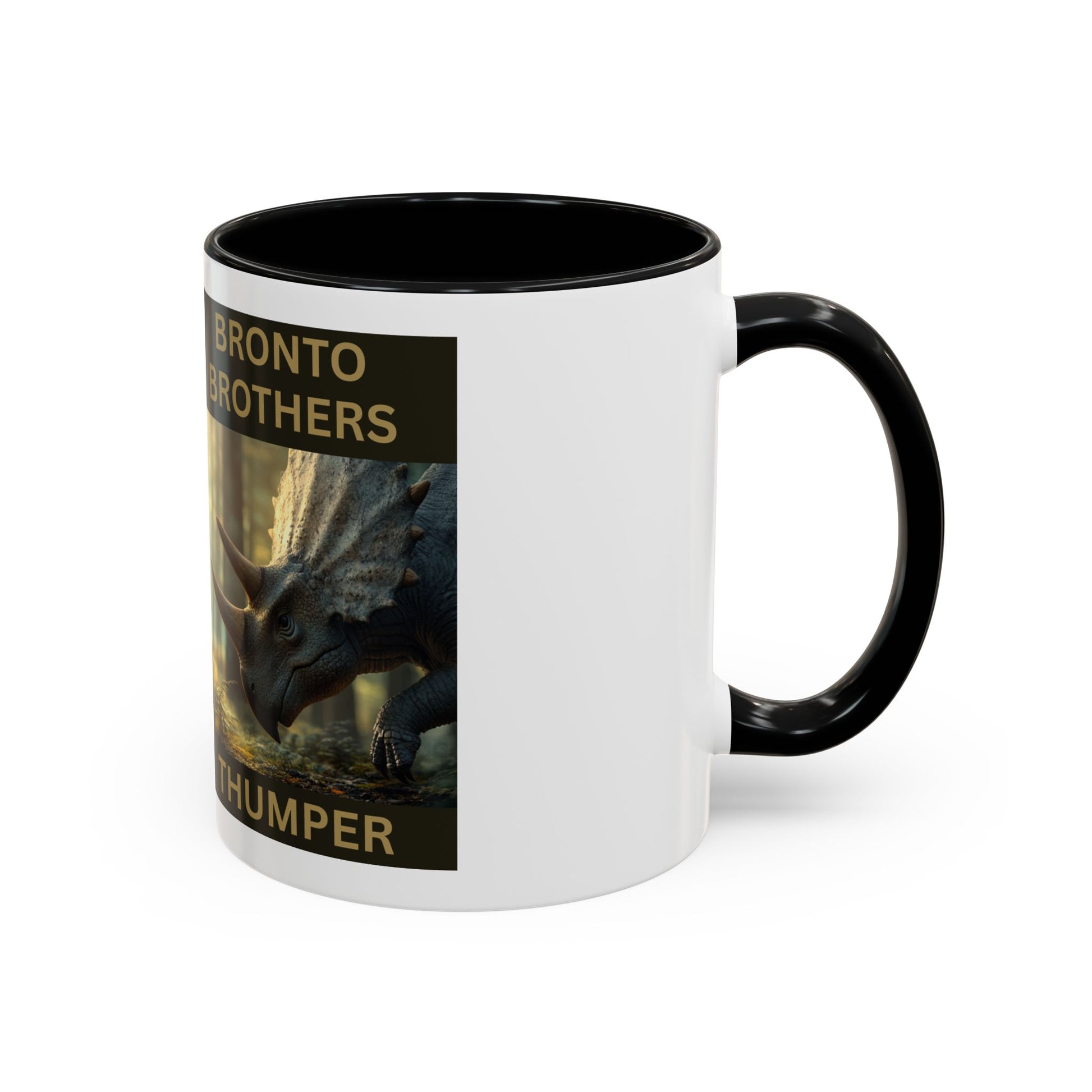 Thumper the Drummer Bronto Brothers Collector Dinosaur Mug