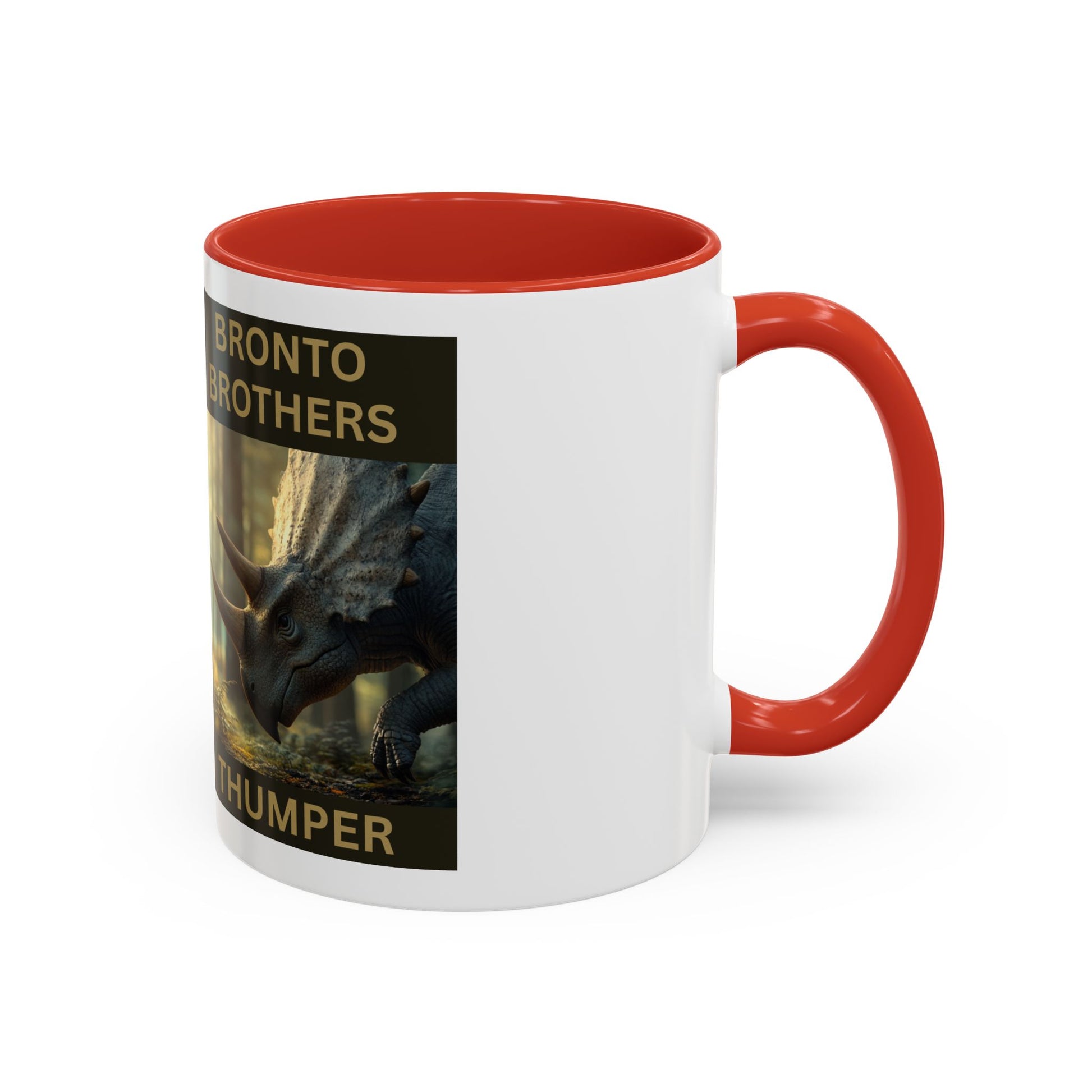 Thumper the Drummer Bronto Brothers Collector Dinosaur Mug
