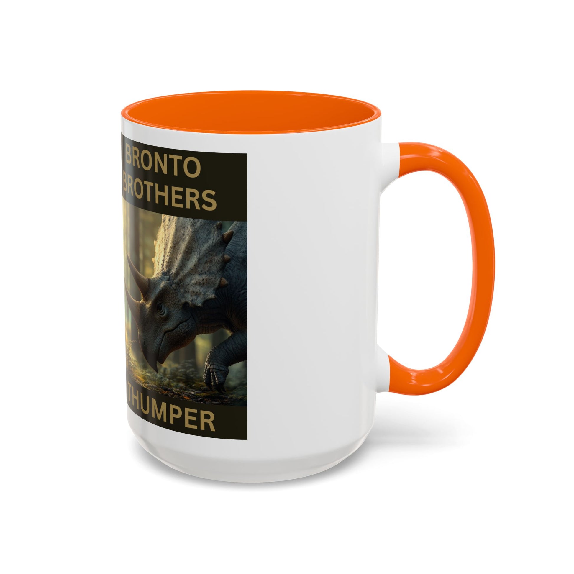 Thumper the Drummer Bronto Brothers Collector Dinosaur Mug