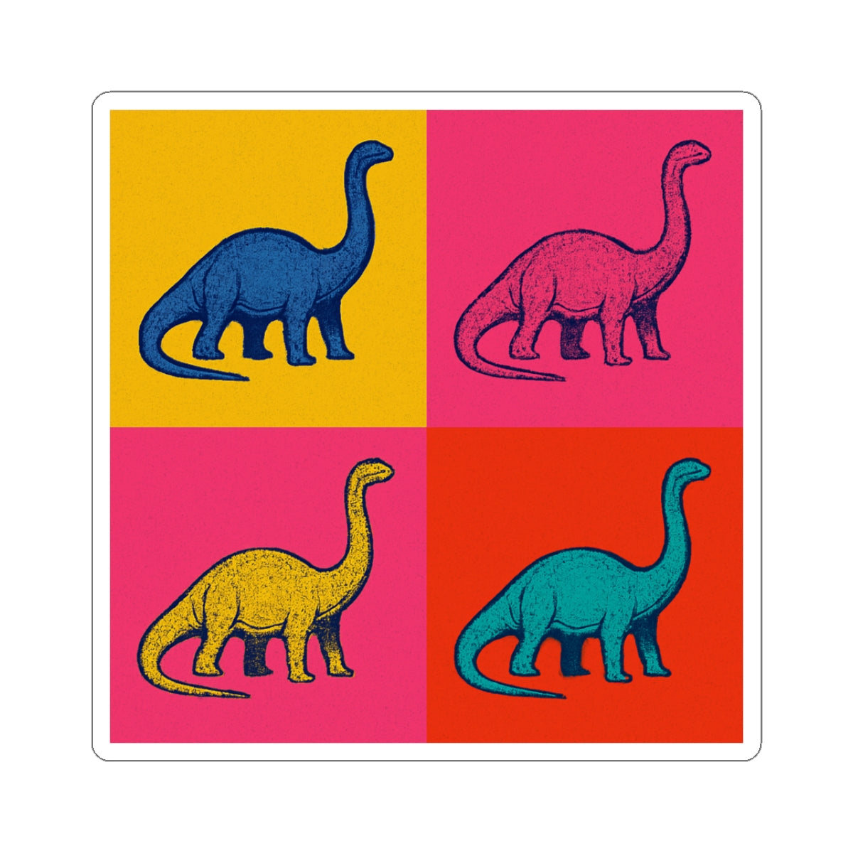 Dinosaur Kiss-Cut Stickers, Colorful Dino Decals for Kids, Cute Laptop Stickers, Fun Party Favors, Kids Room Decor