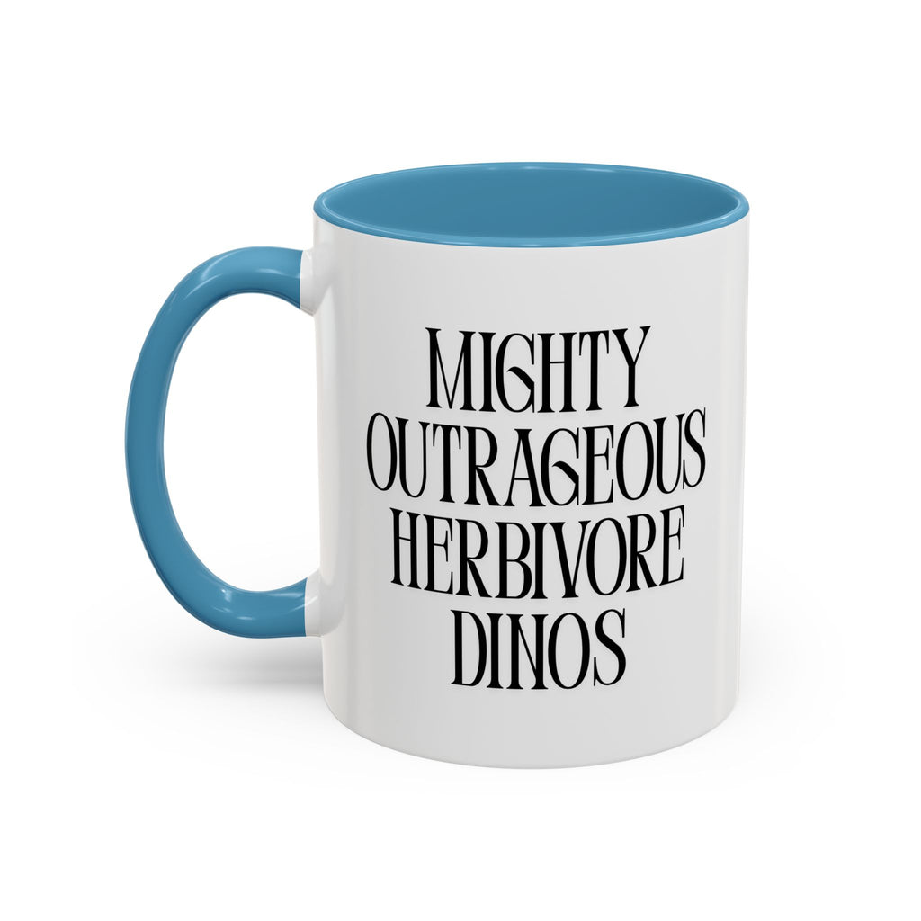 Thagomizer "Mind the Tail" Dinosaur Mug, Fun Gift for Dinosaur Lovers, Unique Office Cup, Birthday Present, Whimsical Tea or Coffee Mug