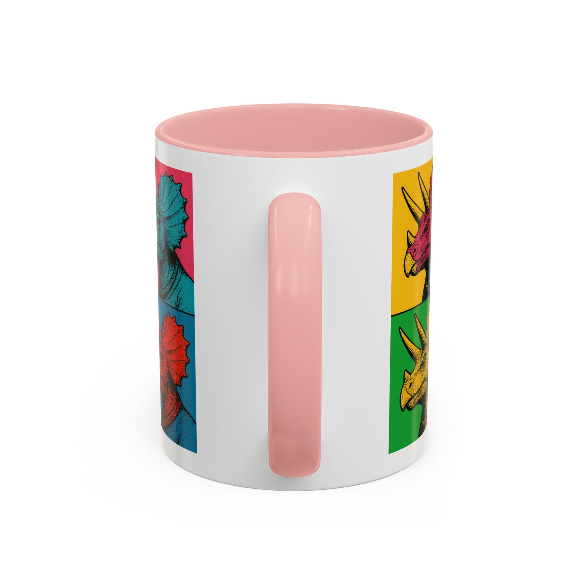 Colorful Triceratops Accent Coffee Mug - Funky Dinosaur Mug, Gift for Dino Lovers, Pop Art Coffee Cup, Holiday or Birthday Gift, Cute [...]