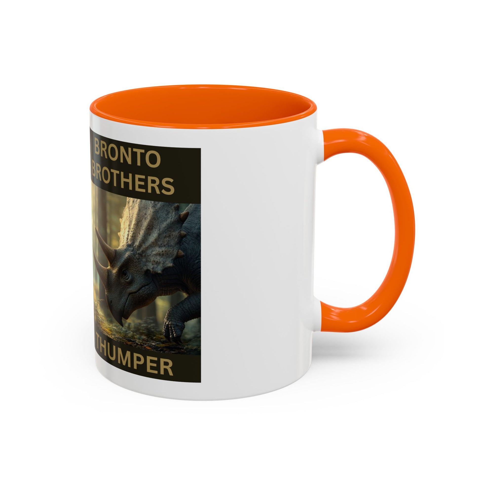 Thumper the Drummer Bronto Brothers Collector Dinosaur Mug