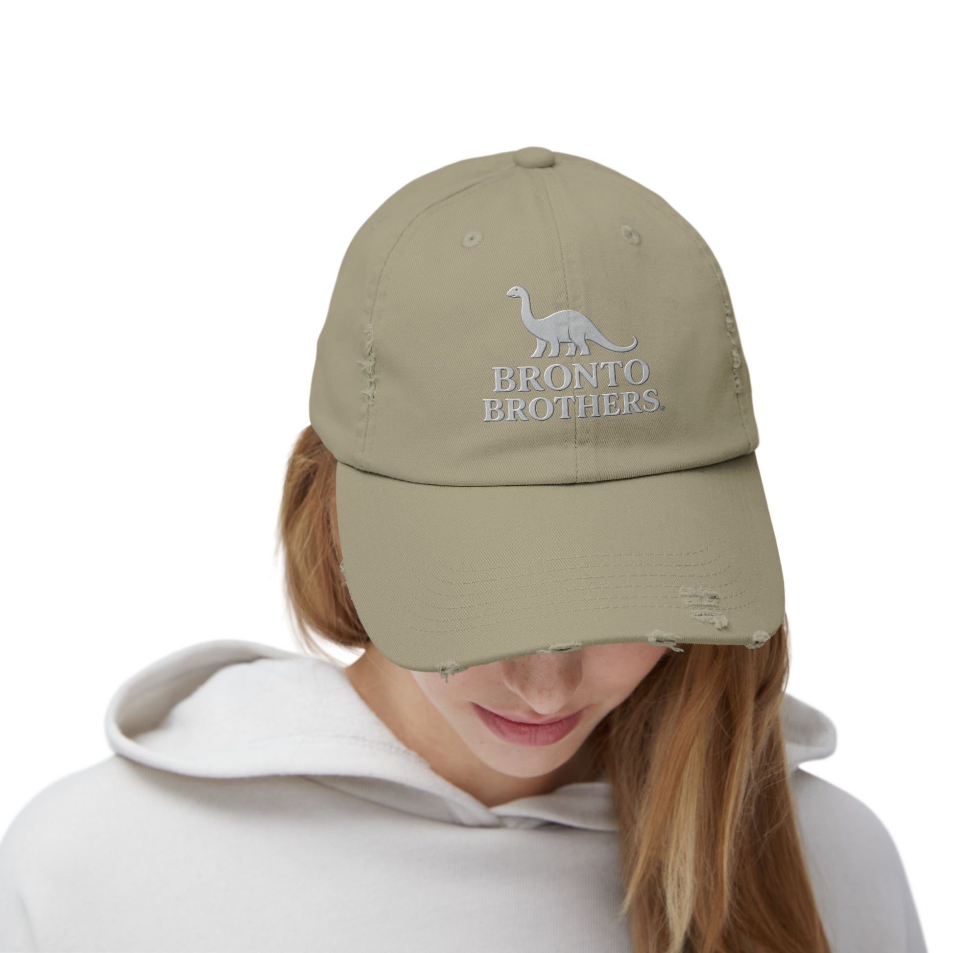 Fun Dinosaur Baseball Hat, Bronto Brothers Graphic Cap, Trendy Dad Hat for Outdoor Adventures, Gift for Dino Lovers