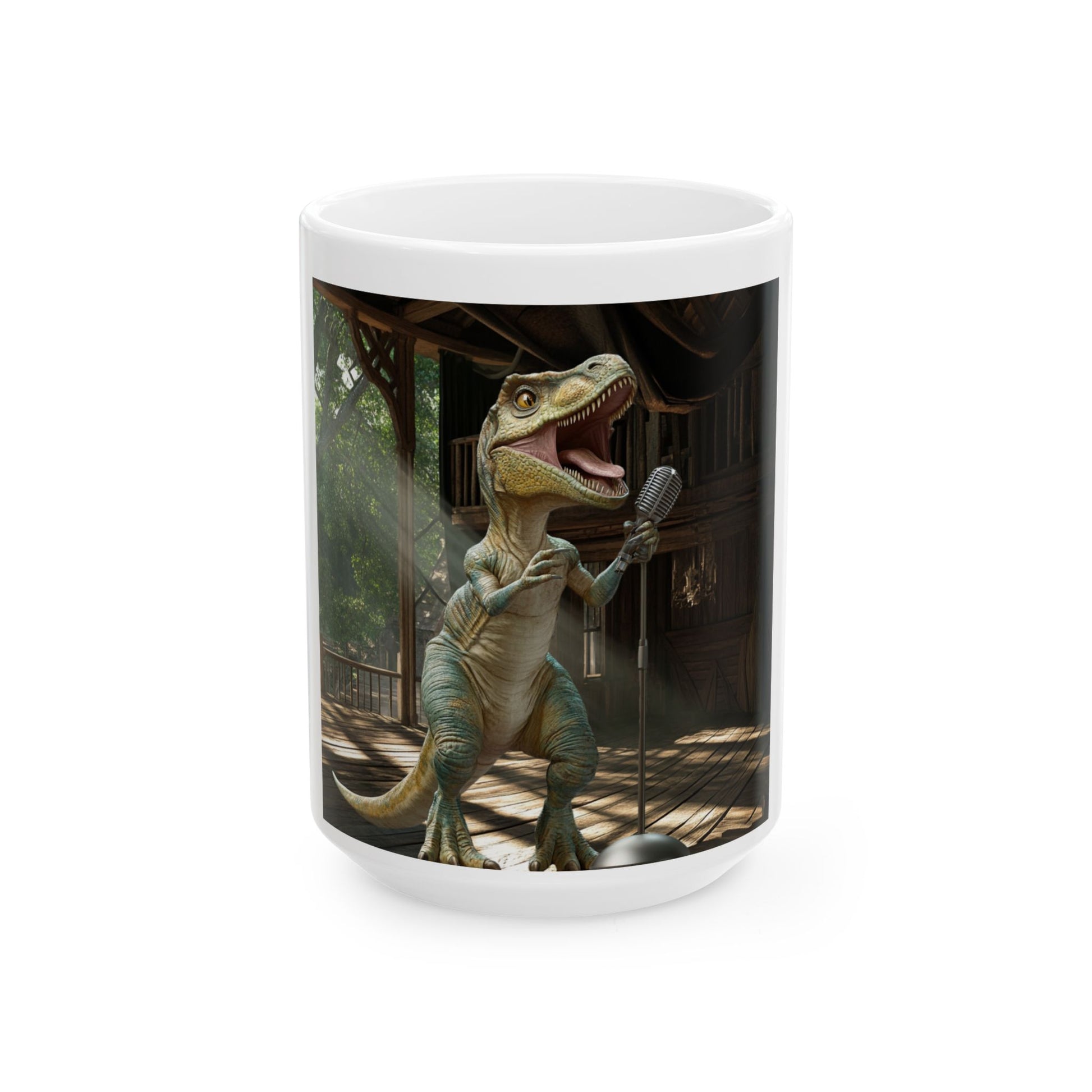 Raptor Rex, T-Rex Dinosaur Mug,